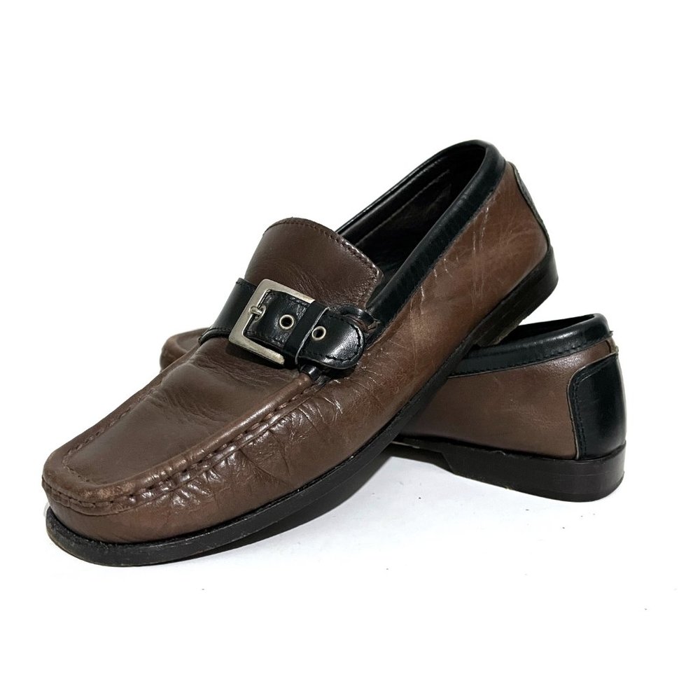 Fieramosca & Co Leather Buckle Loafers - Picture 5 of 14